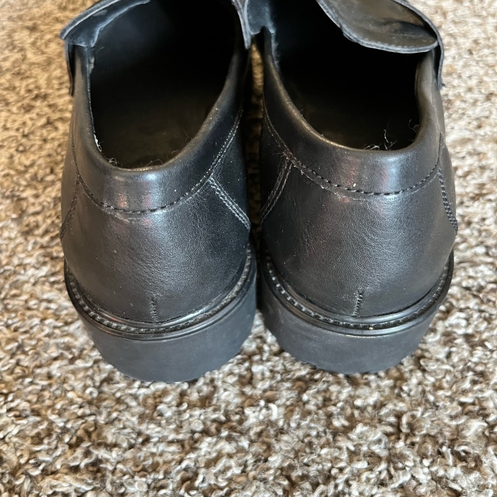 Steve Madden Black Loafers 9 - Picture 3 of 5